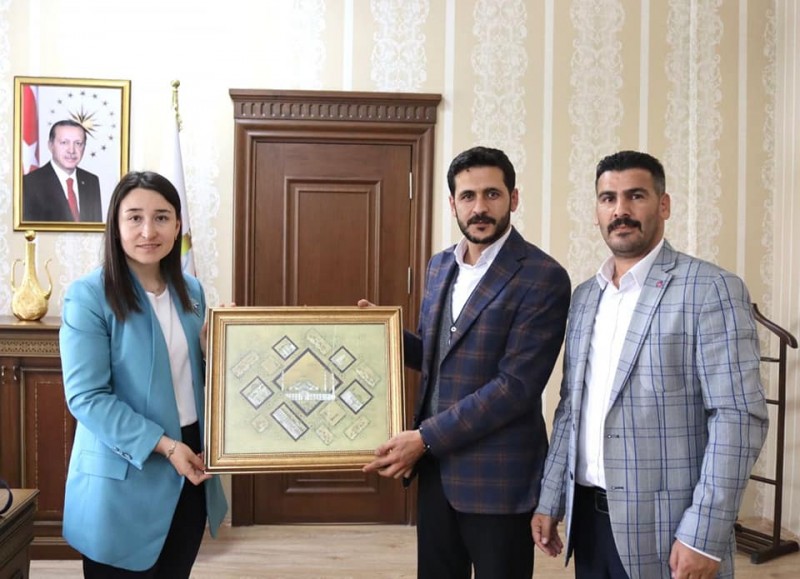 UZUNDERE KAYMAKAMI Kübra DEMİRER'E HOŞ GELDİN ZİYARETİ