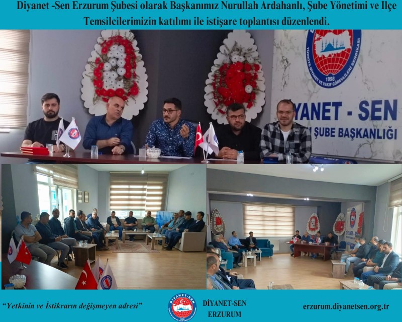 Eylül Ayı İstişare Toplantısı Yapıldı