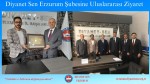Diyanet Sen Erzurum Şubesine Uluslararası Ziyaret